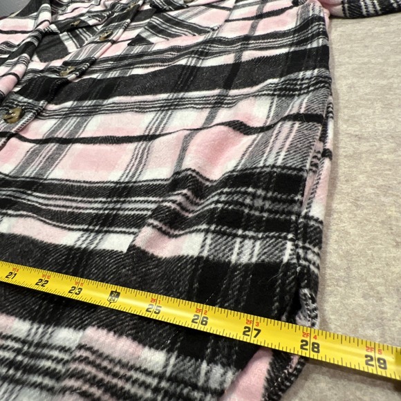 Women's Sabrina Lauren 3X Shacket  With Pockets Pink Black White Grey EUC - Picture 8 of 14